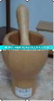 Wholesale wooden mortar & pestle