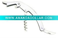Wholesale stainless steel wine corkscrew and opener