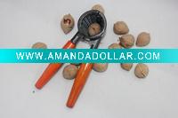 HOT!!! Zinc alloy nutcracker w/wooden handle