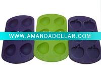 Wholesale silicagel strawberry ice tray/ silicone ice tube/chocolate mold/2010 new ice box/
