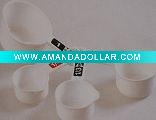 Wholesale 4pcs round plastic measuring cups and spoons