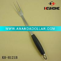 carving fork with soft handle