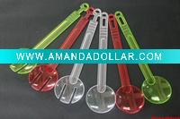 Wholesale Colorful acrylic salad spoon and fork set