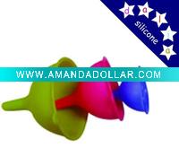 Wholesale Color silicone funnel for family usage