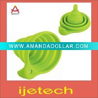 Kitchen Utensils Floding Silicone Funnel