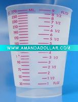 9oz plastic PP counting cup