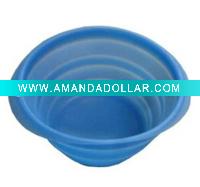 Silicone Collapsible salad bowl