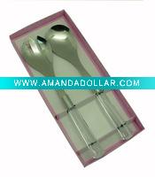 Wholesale Stainless steel salad set of dinnerware