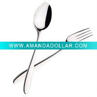 Wholesale stainless steel tableware fork and spoon