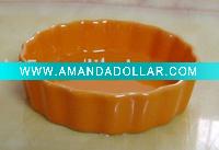 Stoneware mini round shape baking dish
