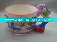 Ceramic Beautiful Girl Shape Bowls