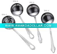 Wholesale stainless steel small ladle/colander/skimmer