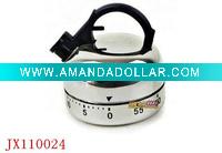 Wholesale Stainless Steel Water Pot Shape Kitchen Timer