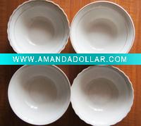 Wholesale GGK porcelain salad bowl