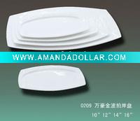 Wholesale find porcelain square shape plate set