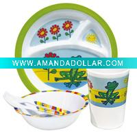 kids melamine plate