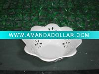 Wholesale White porcelain fruit plate