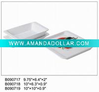 white porcelain dinner set