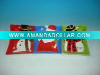 Wholesale Dolomite christmas plates,serve plates