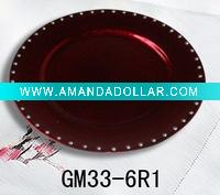 Beautiful red plate