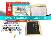 Wooden educational writing drawing board
