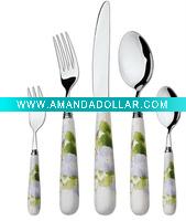 Wholesale Hot sale cutlery with Ceramic Handle LY 2004-147