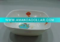square melamine bowl