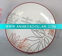 8" round melamine plate