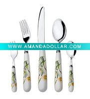 Wholesale Stainless steel cutleries,Fashionabe flatware,fork,spoon and knifeLY 2003