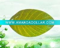 Melamine Plate in Tree Leaf Design