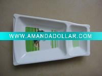 melamine divided plate