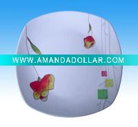 Wholesale melamine square dinner plate