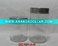 Wholesale GC-091A-B glass canister for home care