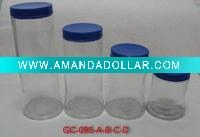 Wholesale GC-095A-B-C-D glass canister for home care