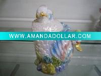 ceramics duck glvanized storage pot