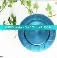 Skyblue decorative plastic plates