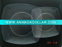 disposable plastic plate ps dish