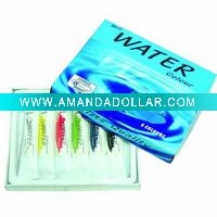 Wholesale high quality famous brand 6pcs of watercolor set