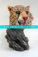 Wholesale Polyresin panther head sculpture