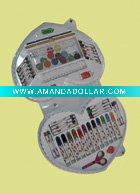 Wholesale 57PC ART SET IN HEART SHAPE WATER COLOR