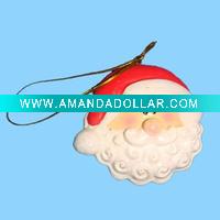 santa head decor