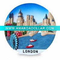 souvenir plate (resin fridge magnet )