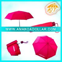 Wholesale 42" arch 3 fold manual open promotional umbrella