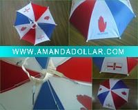 Wholesale 12 inches 8 ribs multi color hat umbrella