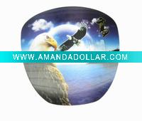 Plastic lenticular poster printing
