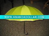 Wholesale 12K Straight Automatic Fancy Ladies Umbrella