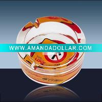 ashtray, glass ashtray, round ashtray(P328)