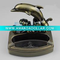 Wholesale Copper dolphin detachable ashtray