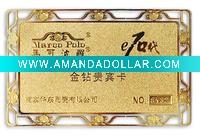 24k metal card