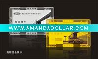 beautiful metal card